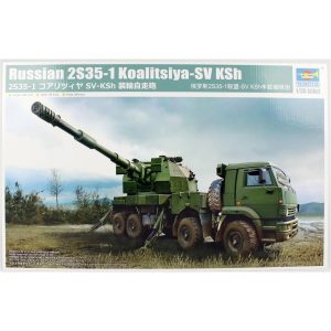 1/35 Rus 2S35-1 Koalitsiya-SV KSh Kundağı Motorlu Obüs Maketi, Trumpeter 01085
