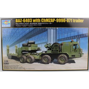 1/35 BAZ-6403 Çekici ve ChMZAP-9990-071 Dorse Maketi, Trumpeter 01086