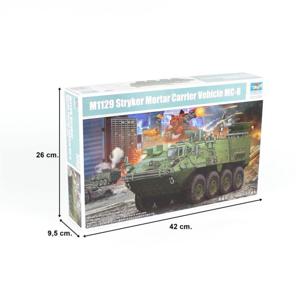 1/35 M1129 Stryker Havan Topu Taşıma Aracı ve 120 mm Havan Topu Maketi, Trumpeter 01512 - Görsel 5