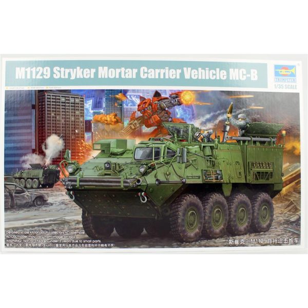 1/35 M1129 Stryker Havan Topu Taşıma Aracı ve 120 mm Havan Topu Maketi, Trumpeter 01512