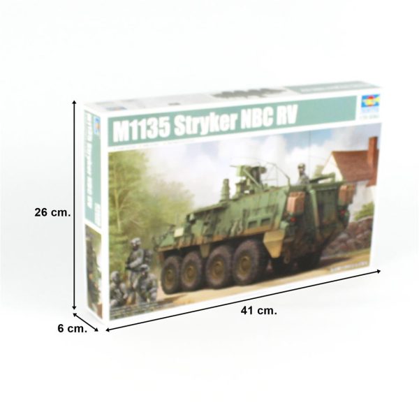 1/35 M1135 Stryker NBC RV Meteorolojik Gözlem Aracı Maketi, Trumpeter 01560 - Görsel 5