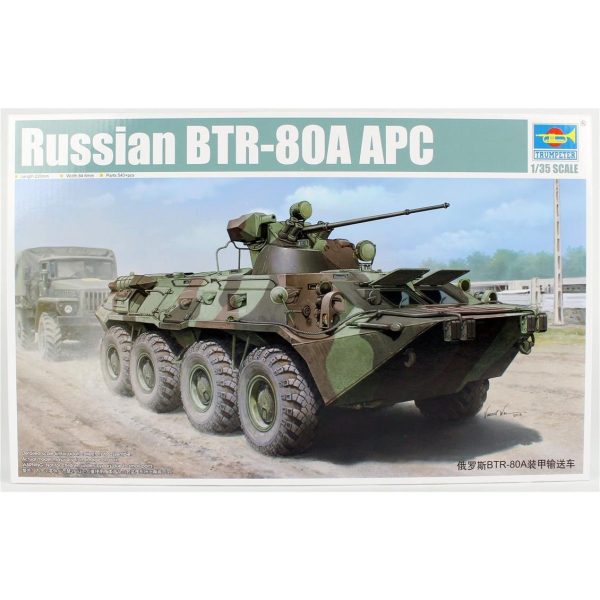1/35 Rus BTR-80A APC Maketi, Trumpeter 01595