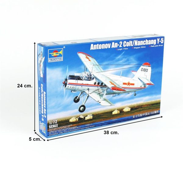 1/72 Antonov An-2 Colt / CHN Y-5 Çok Amaçlı Uçak Maketi, Trumpeter 01602 - Görsel 5