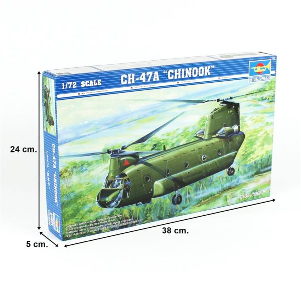 1/72 CH-47A Chinook Orta Sınıf HeliKopter Maketi, Trumpeter 01621 - Görsel 5