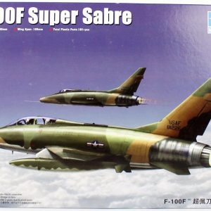1/72 F-100F Super Sabre Savaş Uçağı Maketi, Trumpeter 01650
