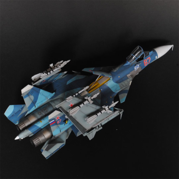 1/72 Rus Su-33 Flanker D Savaş Uçağı Maketi, Trumpeter 01678 - Görsel 3