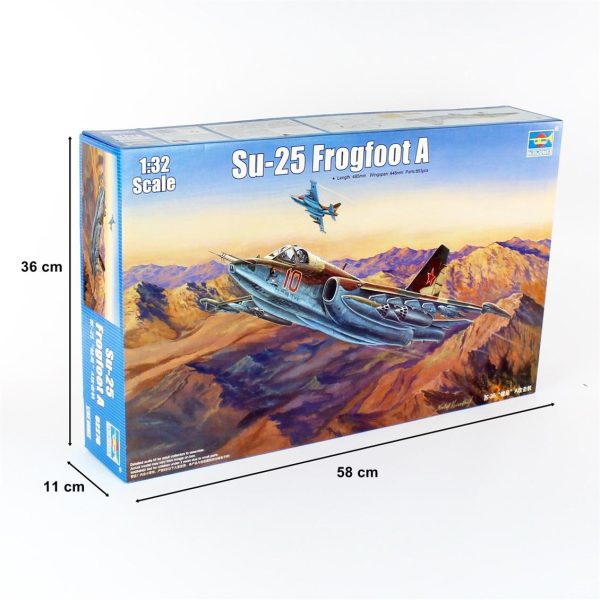 1/32 Su-25 Frogfoot A Savaş Uçağı Maketi, Trumpeter 02276 - Görsel 5