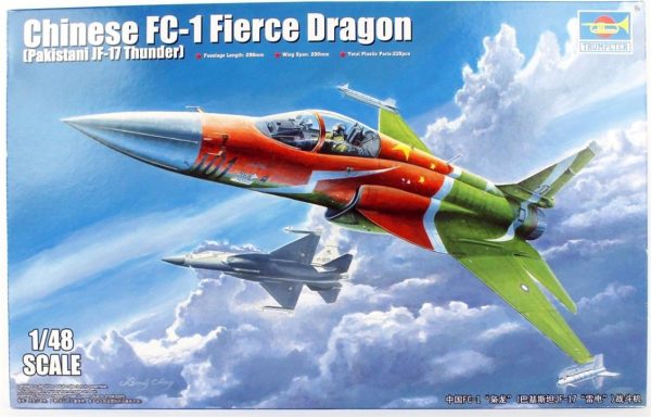 1/48 Chinese FC-1 Fierce Dragon Savaş Uçağı Maketi, Trumpeter 02815