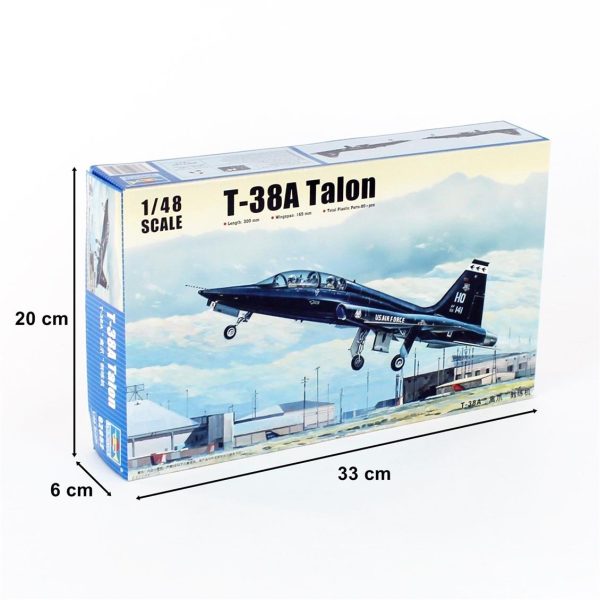 1/48 T-38A Talon Eğitim Uçağı Maketi, Trumpeter 02852 - Görsel 5