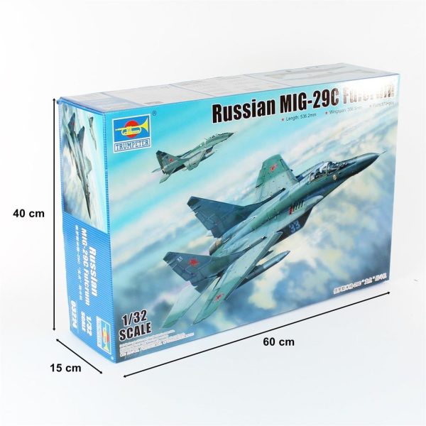 1/32 MIG-29C Fulcrum Savaş Uçağı Maketi, Trumpeter 03224 - Görsel 5