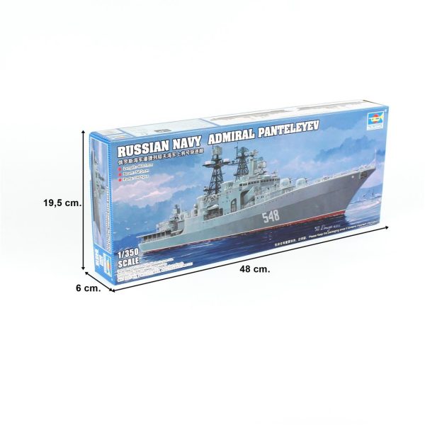 1/350 Rus Amiral Panteleyev Destroyeri Maketi, Trumpeter 04516 - Görsel 5