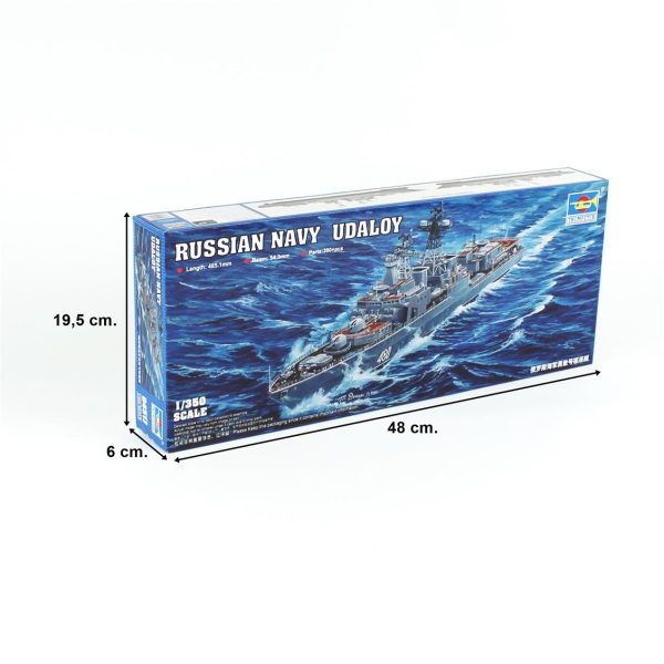 1/350 Rus Severomorsk Destroyeri Maketi, Trumpeter 04517 - Görsel 5