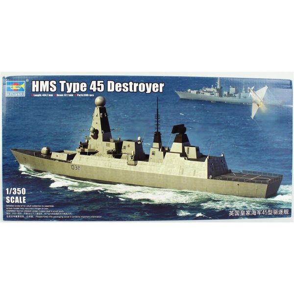 1/350 HMS Tip 45 Destroyer Maketi, Trumpeter 04550