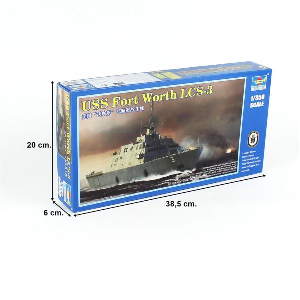 1/350 Fort Worth (LCS-3) Savaş GemisiMaketi, Trumpeter 04553 - Görsel 5