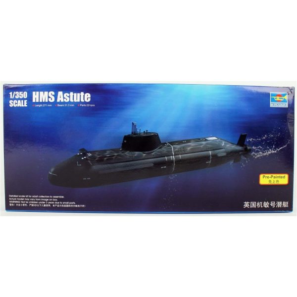 1/350 HMS Astute Denizaltısı Maketi, Trumpeter 04598