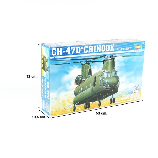 1/35 CH-47D (CHINOOK) Helicopter Maketi, Trumpeter 05105 - Görsel 5