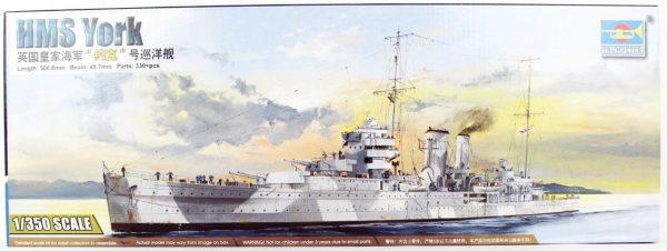 1/350 HMS York Savaş Gemisi Maketi, Trumpeter 05351