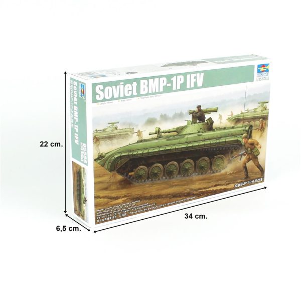 1/35 Sovyet BMP-1P IFV Tank Maketi, Trumpeter 05556 - Görsel 5