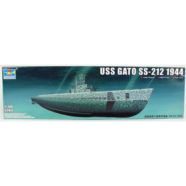 1/144 Sub.-GATO SS-212 1944 Denizaltı Maketi, Trumpeter 05906