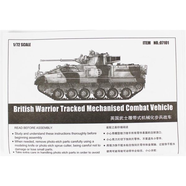 1/72 İngiliz Paletli Mekanize Zırhlı Aracı Maketi, Trumpeter 07101 - Görsel 4
