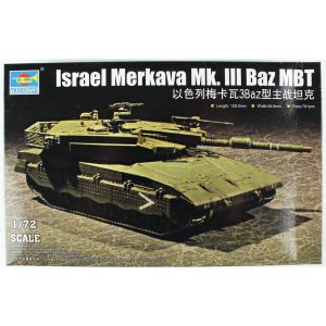 1/72 lsrail Merkava Mk. lll Baz Ana Muharbe Tank Maketi, Trumpeter 07104