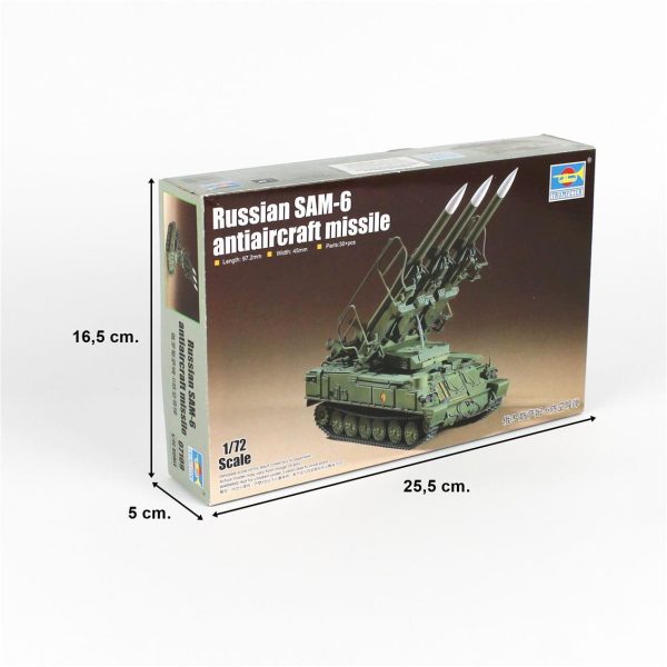 1/72 Rus SAM-6 Uçaksavar Füzesi Maketi, Trumpeter 07109 - Görsel 5