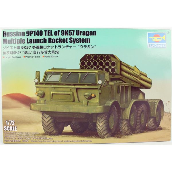 1/72 Rus 9P140 Kamyon ve 9K57 Uragan Çoklu Füze Sistemi Maketi, Trumpeter 07180
