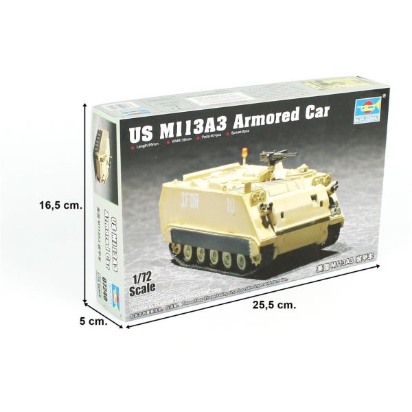 1/72 M113A3 Maketi, Trumpeter 07240 - Görsel 4