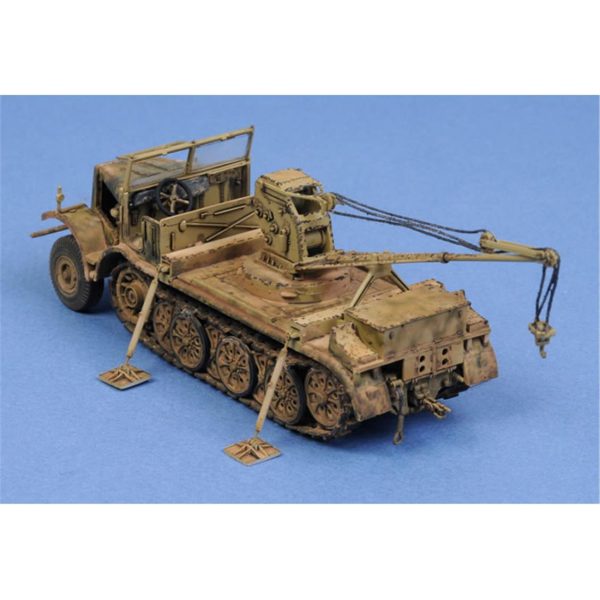 1/72 Yarı Paletli Döner Vinç 6t 18t (Sd.kfz.9/1) Maketi, Trumpeter 07251 - Görsel 3
