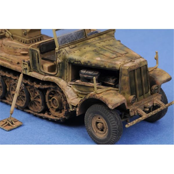 1/72 Yarı Paletli Döner Vinç 6t 18t (Sd.kfz.9/1) Maketi, Trumpeter 07251 - Görsel 4