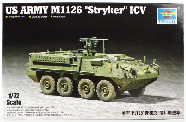 1/72 Stryker Hafif Zırhlı Araç (ICV) Maketi, Trumpeter 07255