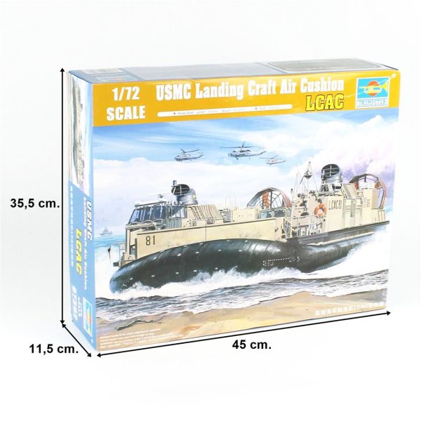 1/72 Hovercraft (LCAC) Çıkartma Gemisi Maketi, Trumpeter 07302 - Görsel 5