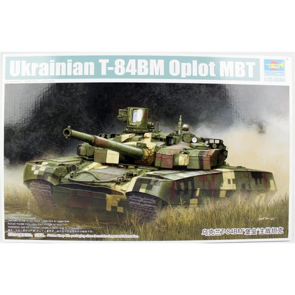 1/35 Ukrayna T-84BM Oplot Ana Muhabere Tank Maketi, Trumpeter 09512
