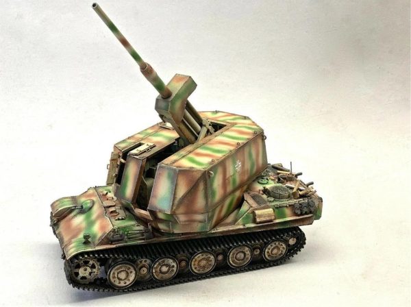 1/35 Flakpanther w/8.8cm Flak 36/37 Uçak-Tanksavar Topu Maketi, Trumpeter 09531 - Görsel 3