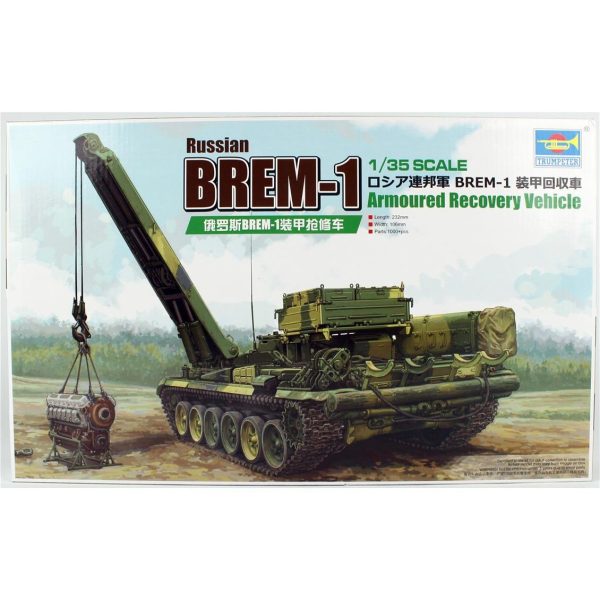1/35 Rus BREM-1 Zırhlı Kurtarma Aracı Maketi, Trumpeter 09553