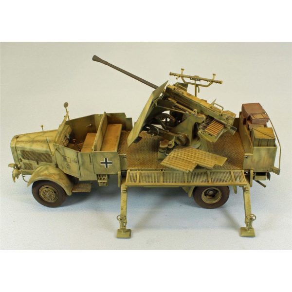 1/35 L4500A ve 5cm Flak 41-II Askeri AracıMaketi, Trumpeter 09595 - Görsel 4