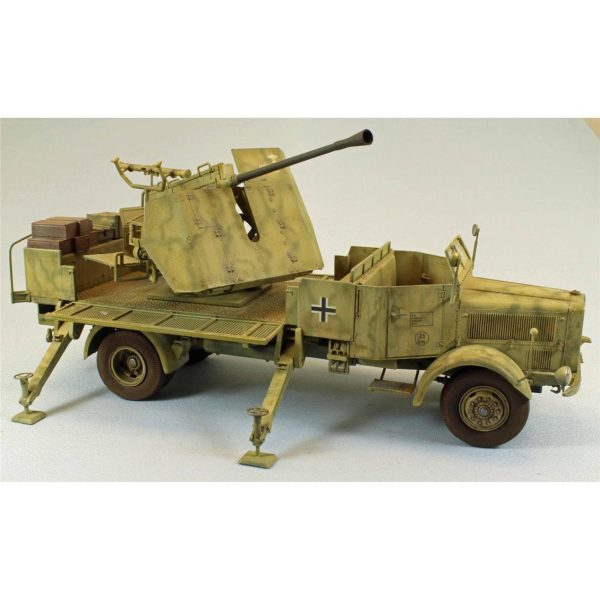 1/35 L4500A ve 5cm Flak 41-II Askeri AracıMaketi, Trumpeter 09595 - Görsel 2
