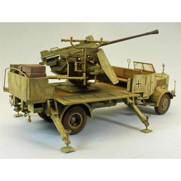 1/35 L4500A ve 5cm Flak 41-II Askeri AracıMaketi, Trumpeter 09595 - Görsel 3