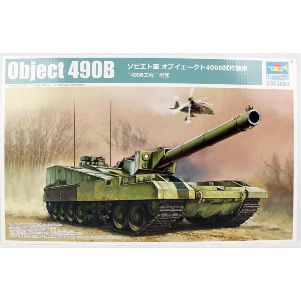 1/35 Object 490B Ana Muharebe Tank Maketi, Trumpeter 09598