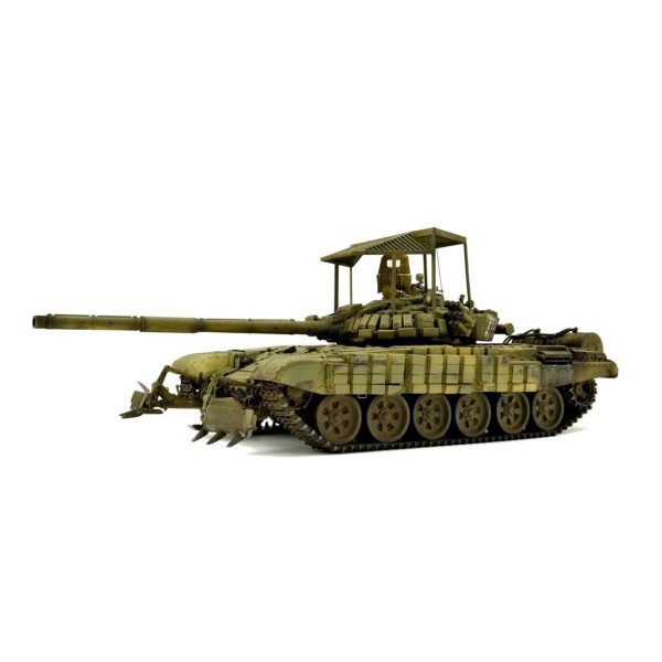 1/35 Rus T-72B1 Ana Muharebe Tankı ve KTM-6 Izgara Zırhlı Maketi, Trumpeter 09609 - Görsel 2