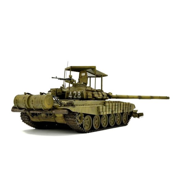 1/35 Rus T-72B1 Ana Muharebe Tankı ve KTM-6 Izgara Zırhlı Maketi, Trumpeter 09609 - Görsel 4