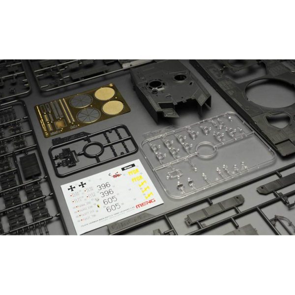 1/35 Leopard 2 A4 Alman Ana Muharebe Tank Maketi, Meng TS016 - Görsel 4