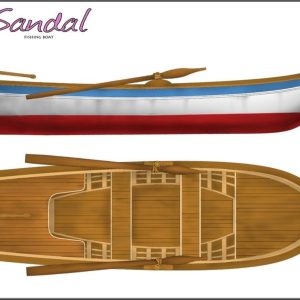 1/12 Sandal Ahşap Maketi