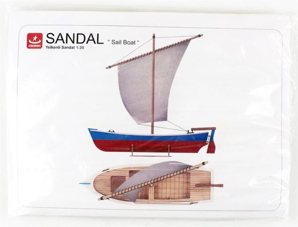 1/35 Yelkenli Sandal Ahşap Maketi - Görsel 2