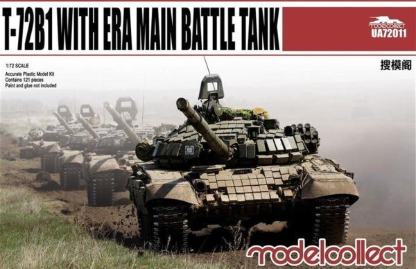 1/72 T-72B1 with ERA main battle tank, Model Collect 72011