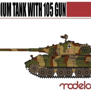 1/72 Germany WWII E-50 Medium Tank with 10, Model Collect 72040
