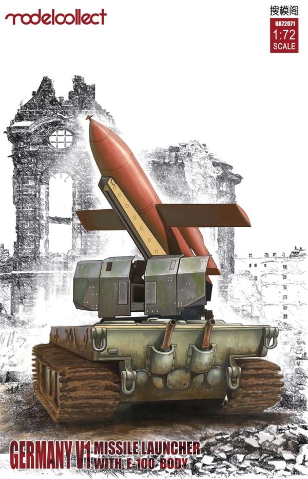 1/72 Germany WWII V1 Missile launcher with, Model Collect 72071