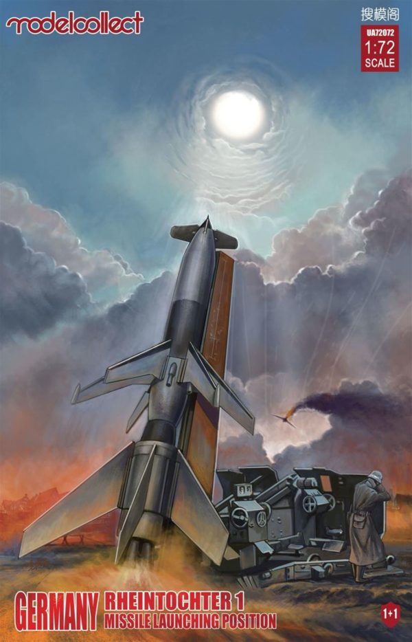 1/72 Germany WWII Rheintochter 1 missile l, Model Collect 72072