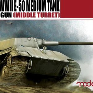 1/72 Germany WWII E-50 Medium Tank with 88, Model Collect 72074