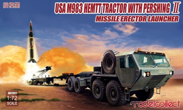 1/72 USA M983 HEMTT Tractor with Pershing, Model Collect 72077